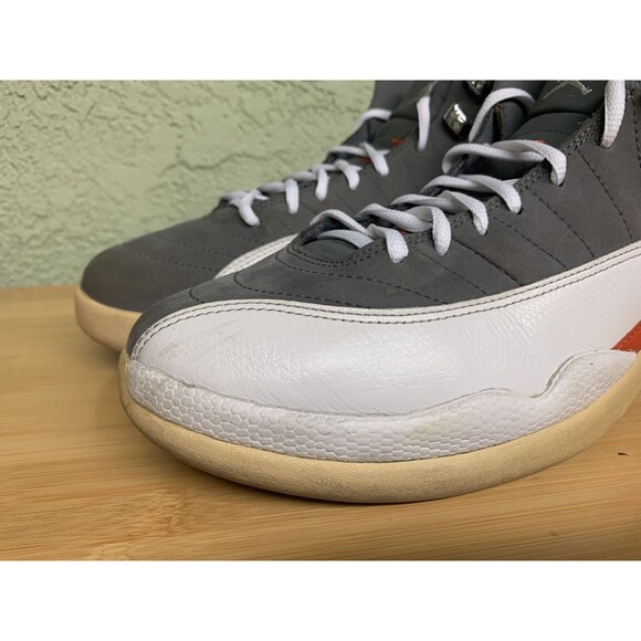 Nike Air Jordan 12 XII Retro Cool Grey Team Orange‎ 130690-012 Size 10.5 main image 8